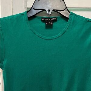 Ralph Lauren Women’s Green T-Shirt size Small